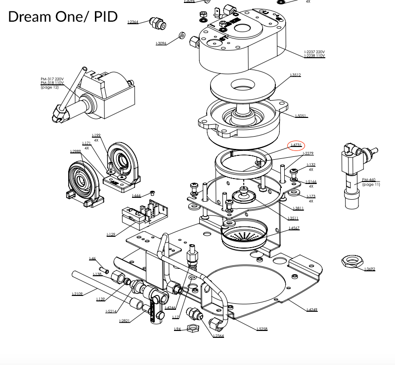 Group Head Portafilter Gasket mm Ascaso Canada1
