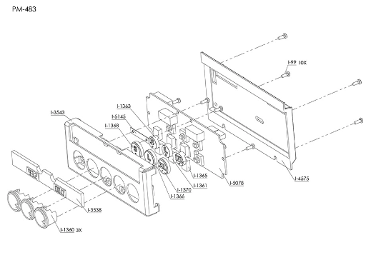 Baby T Dosing Panel Assembly (PM.483)