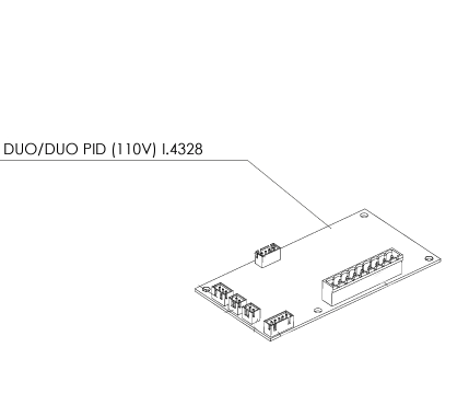 Steel DUO Multifunction + Display PCB 110V (i.4328)