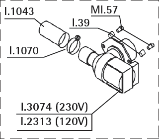 120V 2GR Bar Water Inlet Solenoid (i.2313)