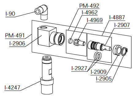 Load image into Gallery viewer, Ascaso Complete Steam Valve body (PM.491)
