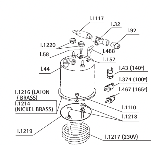 140°C Thermostat (i...43)