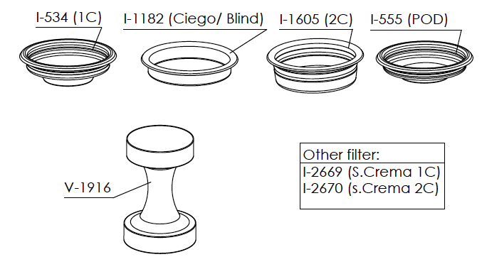 Professional Filter 1 Coffee (7 Grams) (i.2669)