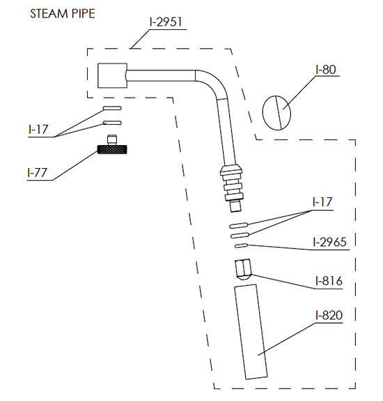 Load image into Gallery viewer, Ascaso Steam Pipe Screw
