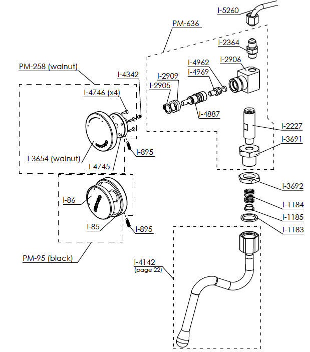 Ascaso Water TAP Washer (I.1183)