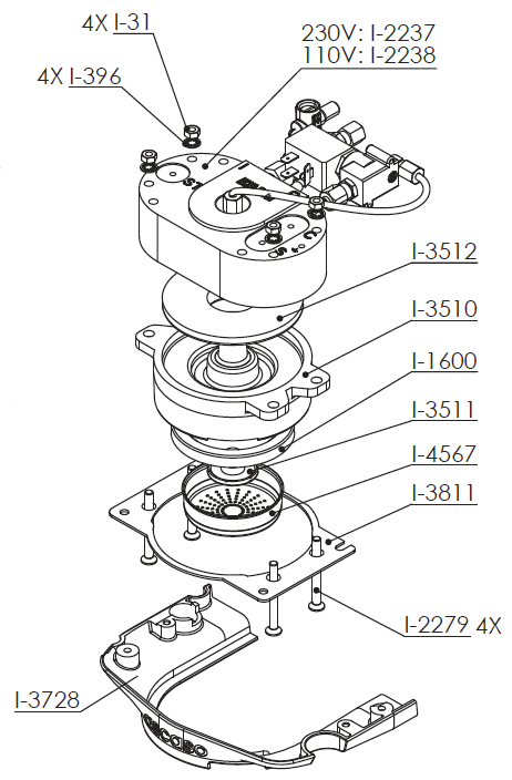 Filterholder Gasket 8mm (i.1600)