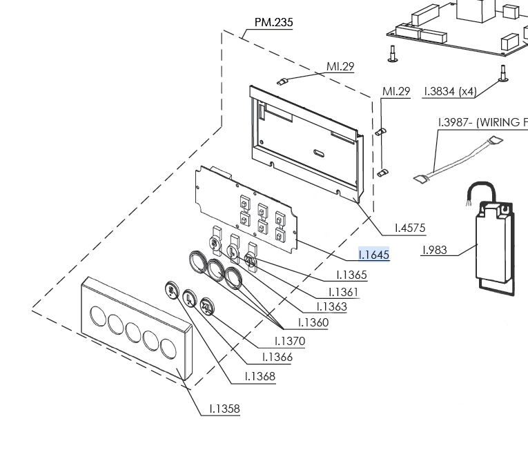 Dosing Device Electronic Plate (i.1645)