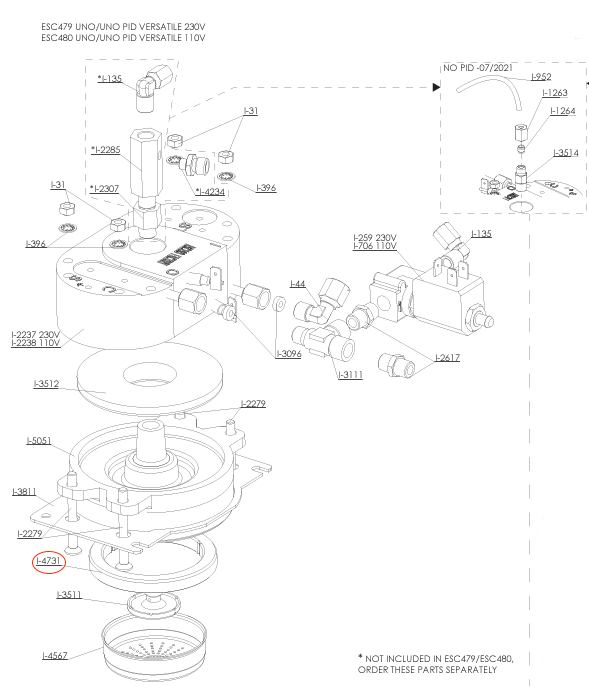 Group Head Portafilter Gasket 7.8 mm (i.4731)