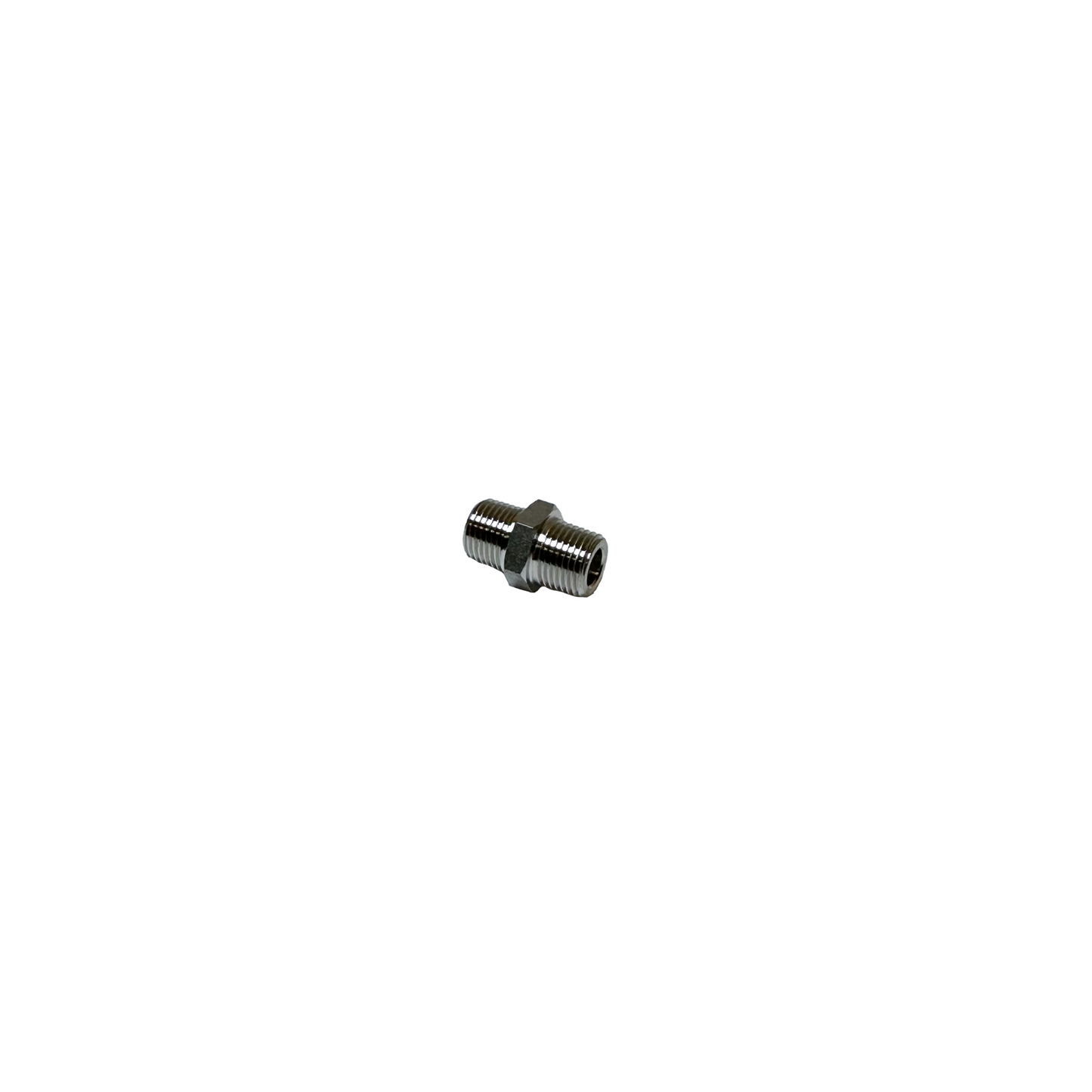 Straight Connector 1/8" M-M INOX. (i.2617)