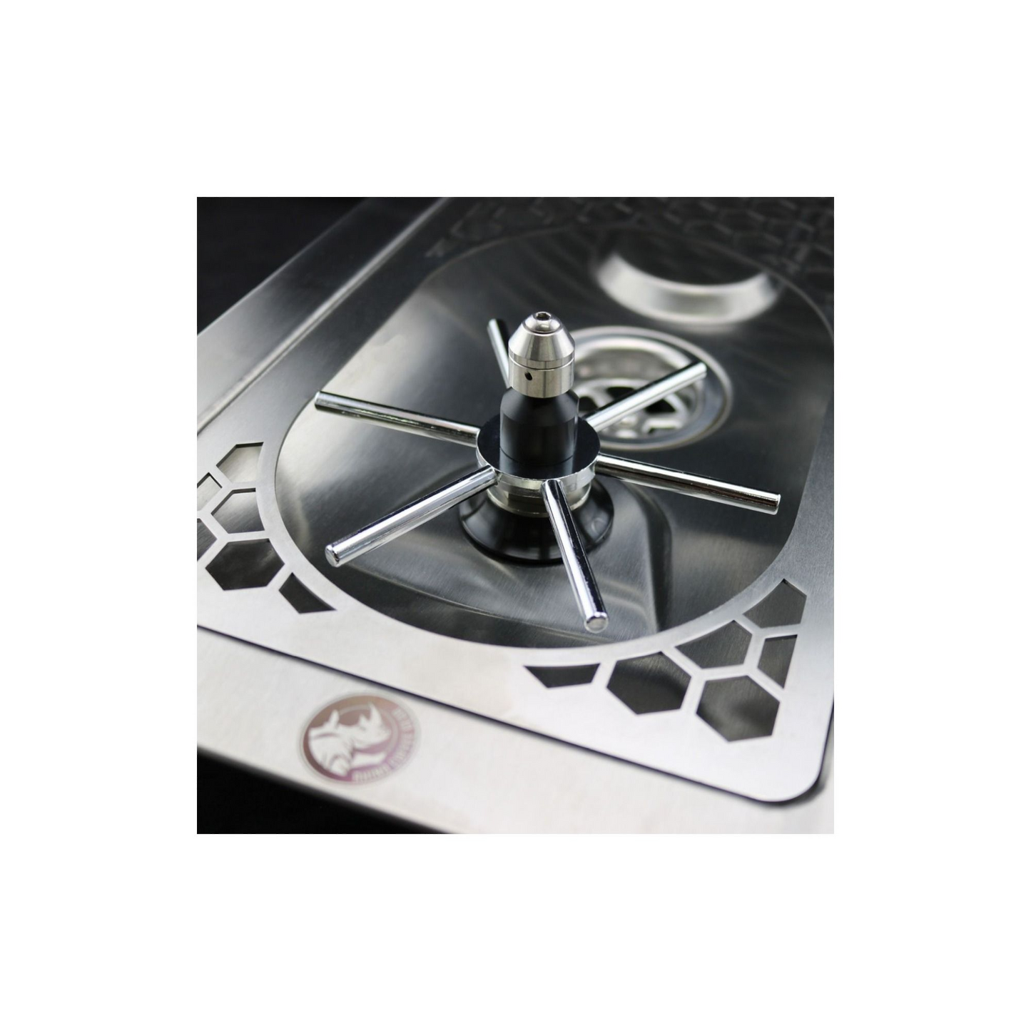 Rhino Pitcher Rinser 600mm With Spinjet | Ascaso Canada